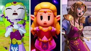 Evolution Of Princess Zelda Deaths And Game Over Screens (1993 - 2024)