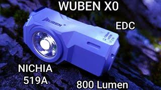 Wuben Knight X0 EDC Led Taschenlampe AUSVERKAUF Review Flashlight Beamshots keine X2 X1 B1 B2