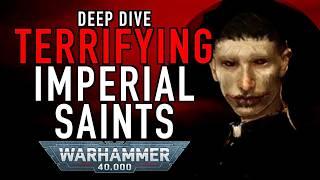 Terrifying Truth of Imperial Saints in Warhammer 40K #wh40klore #sistersofbattle #chaosgods