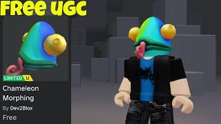 Free UGC Limited! How To Get Chameleon Morphing | Roblox | Free UGC