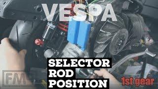 vespa: gearbox SELECTOR ROD POSITION 4gears: 1,2,3,4 & neutral | FMP-Solid PASSion |