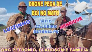 (DRONE)PEGA DE BOI NO MATO SÍTIO CAJUEIRO BETÂNIA-PE ORG PETRONIO CLAUDSON E FAMÍLIA 13/07/2024