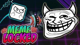 MEMELOCKED EL NIVEL TROLL DE GEOMETRY DASH 2.11 | VRO