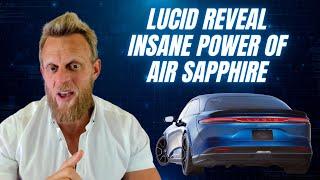 Lucid's Air Sapphire is faster than every ICE supercar ever made