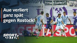 Hansa Rostock schockt dezimierte Auer in der Nachspielzeit | MDR