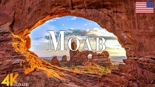 Moab, Utah 4K Ultra HD • Stunning Footage Moab, Scenic Relaxation Film with Calming Music.