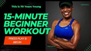 15-Minute Beginner Workout #fitnessatanyage @paulineadeleke @agelessfitness.me