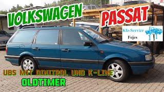 VW Passat B3 Oldtimer, wie viel Rost nach 32 Jahren?