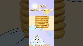 Do you know what food can you make from potatoes?#snacks #potato #fruit #deliciousfood #funny