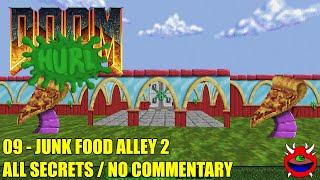 Doom H.U.R.L.: Slob Zone 3D Remade V2 - 09 Junk Food Alley 2 - All Secrets No Commentary