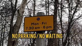 No Parking/Waiting - U.K. Signs Explained