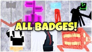 How to get ALL BADGES + MORPHS in TREVOR CREATURES SIMULATOR - ROBLOX