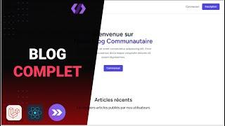 Créez un blog complet avec Laravel 12, Inertia & ReactJS (+ Auth & Upload d’images)