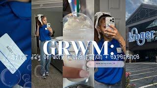 GRWM: First Day of Work + Orientation + Experience