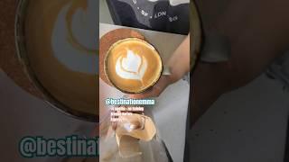 Still trying to perfect my #coffee #latte #art #breville #barista #express