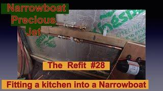 The Refit #28 Fitting a kitchen into a narrowboat