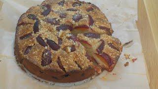 САМЫЙ ЛУЧШИЙ СЛИВОВЫЙ ПИРОГ   для любителей лёгкой выпечки    \THE BEST PLUM CAKE\