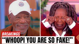 Morgan Freeman HUMILIATE Woke Whoopi Goldberg on LIVE TV...