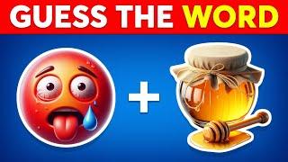 Guess the WORD by Emojis?  Emoji Quiz 2025 | Quiz Dino