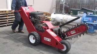 Barreto 1624-D Walk Behind Trencher Ditcher Digger 16 hp Briggs & Stratton ditch