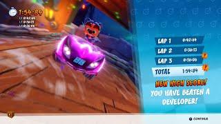 CTR Nitro Fueled - Developer Time Trial #21: Clockwork Wumpa (1:54:84)