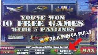 $20 MAX BET !!! (GA SKILLS) BIG WINS !!! LIVE PLAY #ROAD TO 1000 SUBSCRIBERS