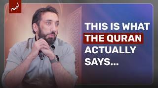 Why does the testimony of two women equal one man in the Quran? - Q&A With Nouman Ali Khan