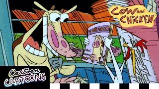 Cow Becomes A Star! | Cow and Chicken | Cartoon Cartoons