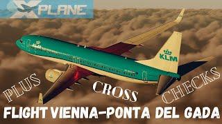 X Plane 11 Boeing 737 | Flight Austria-Gran Canary+ Cockpit Cross Checks