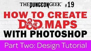 How To Create RPG Maps in Photoshop: Part 2 -  Simple Dungeon Design Tutorial