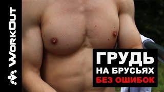 Большая Грудь на Брусьях (Без ОШИБОК!) | Артем Морозов | WorkOut