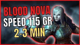 Season 28 Blood Nova Necro Build Guide Speed GR 115 2-3 Minutes Trag'Oul's Diablo 3 Reaper of Souls