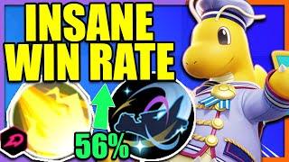 56%!! HYPER BEAM DRAGONITE is Secretly one of the HIGHEST WIN RATE BUILDS | Pokemon Unite