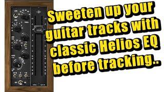 Sweeten your guitar before tracking with some classic Helios EQ #shorts