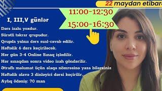 Cinara muellim ile Biologiya canlı yayım edir!