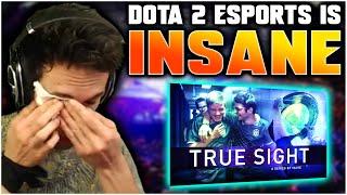 THE CHILLS!! - GRUBBY First Time Reacting To TRUE SIGHT - TI8