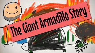 My 4 y/o's story animated- The GIANT Armadillo story part 1