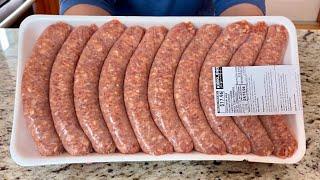 Costco Italian Sausages / Costco Meat / Costco 2024 / Two Recipes / ASMR Cooking