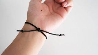 How to Make a Sliding Knot Bracelet?