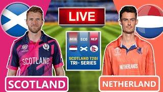 Live: Scotland vs Netherlands | 4th Match | Live Cricket Score & Commentary