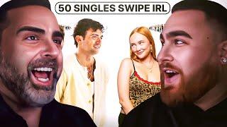 LosPollosTV And Dad React To 50 more strangers swipe on each other | season 3