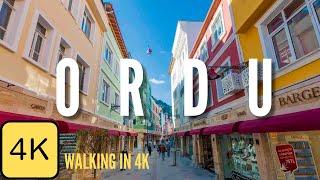 Walk in Ordu, Turkey, 4k Resolution, City Walking Tour, Black Sea Cities, Karadeniz