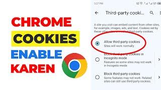 Chrome Me Cookies Enable Kaise | How To Enable Cookies On Google Chrome | Techno Haleem