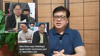 EX MAYOR MABILOG: NANGANIB ANG BUHAY KO. GUSTO AKO IPALIGPIT! SEN. BATO: DEMOLITION JOB LAHAT ITO!