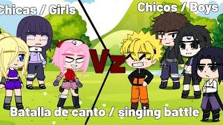 Batalla de canto / singing battle / Naruto Shippuden/ Shipps /Otaku.. UwU