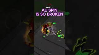 AU SPIN IS SO BROKEN #yba #roblox #trending #shorts #tiktok #viralvideo #viralshorts #jjba