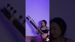 mere dholna on sitar