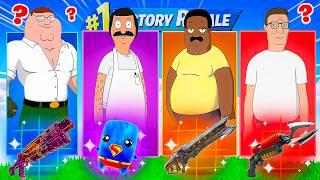 The *RANDOM* CARTOON DAD BOSS Challenge! (Fortnite)