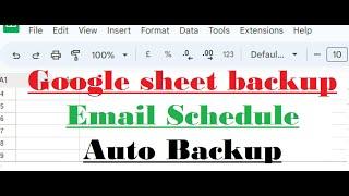 google sheet backup bd  || google sheet backup bangla ||  auto backup g sheet|| google sheet mail