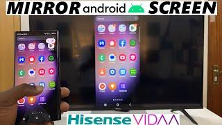 Hisense VIDAA Smart TV: How To Screen Mirror Android Phone